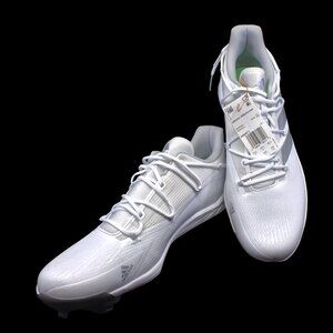 ADIDAS Men's Adizero Afterburner 8 Baseball Cleats White Silver